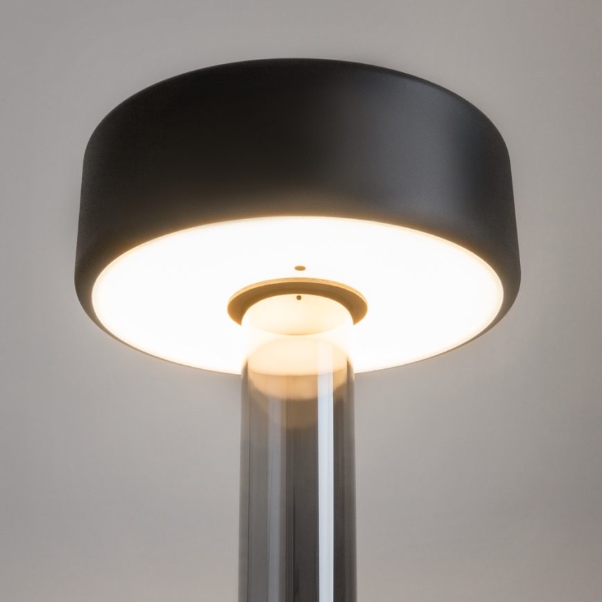 Maytoni MOD229TL-L3B3K3 - LED állítható fényerejű, tölthető hordozható asztali lámpa LED/3W/5V 2200-4000K 2000 mAh fekete/szürke
