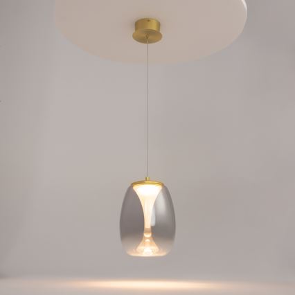 Maytoni MOD282PL-L8G3K - LED Csillár zsinóron SPLASH LED/7W/230V 3000K arany