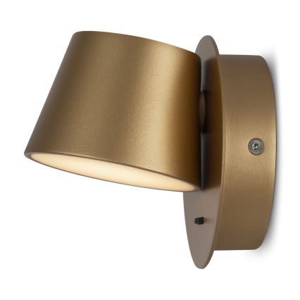 Maytoni MOD421WL-L6BS3K - LED fali lámpa PIXEL LED/7W/230V 3000K arany