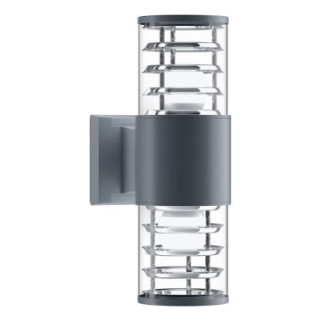 Maytoni O576WL-02GR - Kültéri fali lámpa BRONX 2xE27/60W/230V IP54 antracit