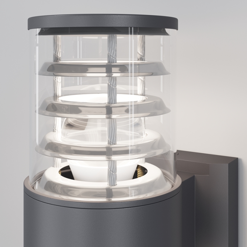 Maytoni O576WL-02GR - Kültéri fali lámpa BRONX 2xE27/60W/230V IP54 antracit
