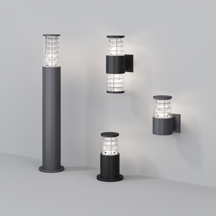 Maytoni O576WL-02GR - Kültéri fali lámpa BRONX 2xE27/60W/230V IP54 antracit