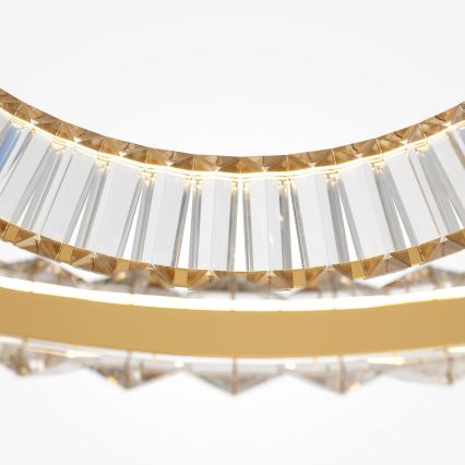 Maytoni P097PL-L90G4K - LED csillár kábelen KRONE LED/90W/230V CRI 90 átm. 102 cm arany