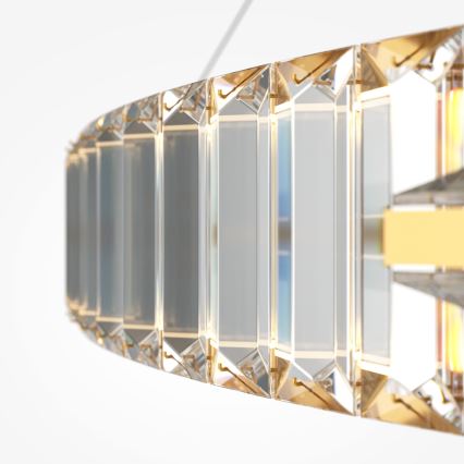 Maytoni P097PL-L90G4K - LED csillár kábelen KRONE LED/90W/230V CRI 90 átm. 102 cm arany