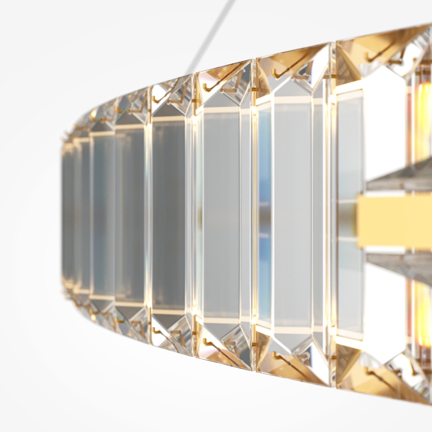 Maytoni P097PL-L90G4K - LED csillár kábelen KRONE LED/90W/230V CRI 90 átm. 102 cm arany