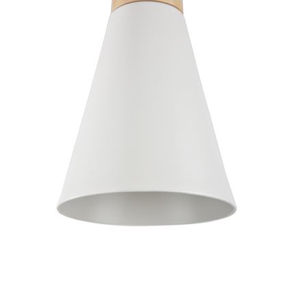 Maytoni P359-PL-140-W - Csillár zsinóron BICONES 1xE27/60W/230V átm. 14 cm fehér/bézs