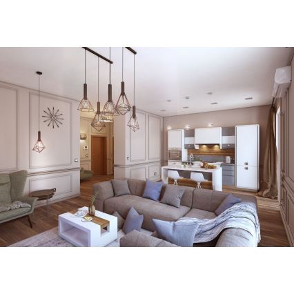 Maytoni T021-01-B -  Csillár zsinóron SPIDER 1xE27/60W/230V