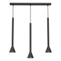 MAZZO kábeles csillár 3xGU10/8W/230V fekete
