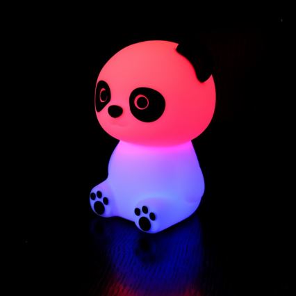 MegaLight - LED RGB Dimmelhető újratölthető gyermek érintős lámpa PADDY PANDA LED/5V