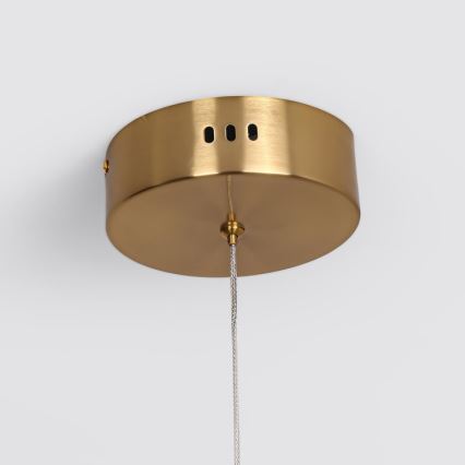 MELECA LED csillár kábelen LED/36W/230V 3000/4000/6000K 160 cm arany