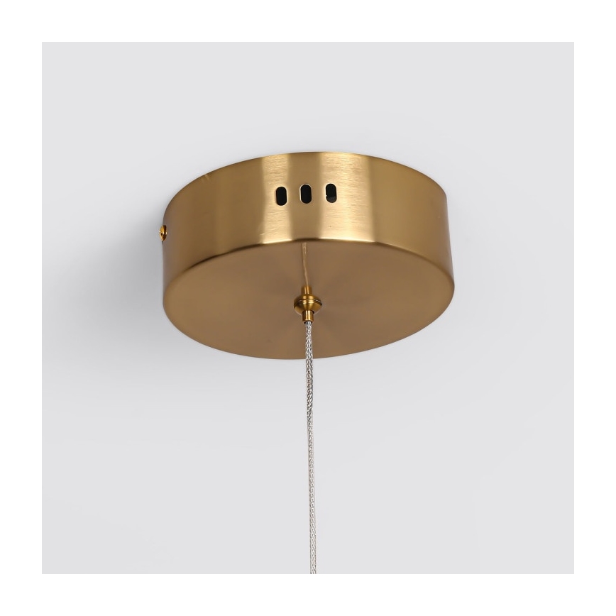 MELECA LED csillár kábelen LED/36W/230V 3000/4000/6000K 160 cm arany