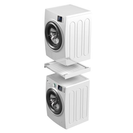 Meliconi 656113 - Köztes elem mosógéphez és szárítógéphez, 70 cm, kihúzható fiókkal, fehér