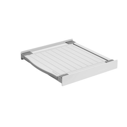 Meliconi 656113 - Köztes elem mosógéphez és szárítógéphez, 70 cm, kihúzható fiókkal, fehér