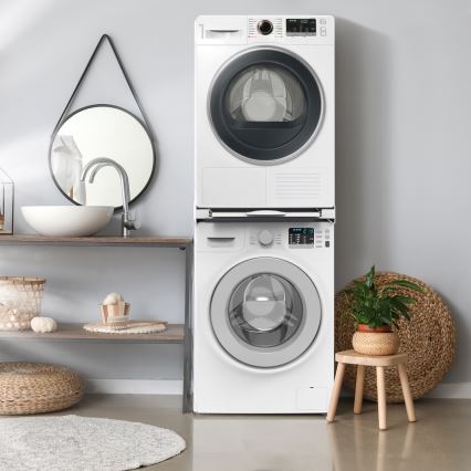 Meliconi 656114 - Ráépítő adapter mosógéphez és szárítógéphez 70 cm fehér