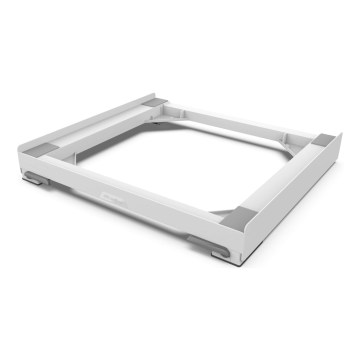 Meliconi 656146 - Rezgéscsillapító alátét mosógép alá, kihúzható görgőkkel, 61 cm, fehér