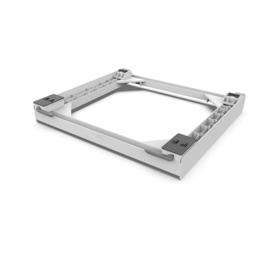 Meliconi 656146 - Rezgéscsillapító alátét mosógép alá, kihúzható görgőkkel, 61 cm, fehér