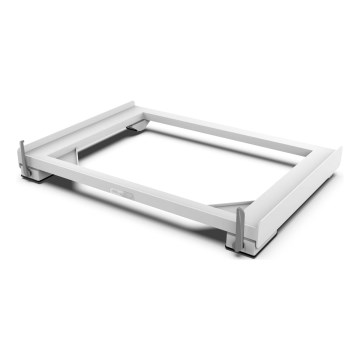 Meliconi 656149 - Rezgéscsillapító alátét mosógéphez, kihúzható kerekekkel, 47 cm, fehér