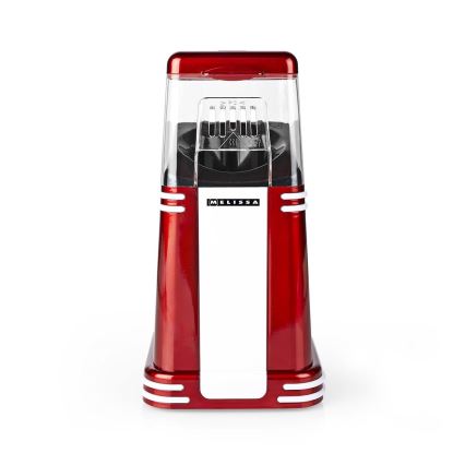 Melissa - forró levegős retro popcornkészítő 1200W/230V piros