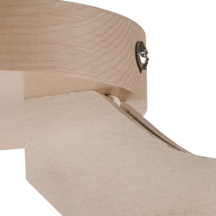 Mennyezeti csillár ADRIANO 3xE27/60W/230V bükk