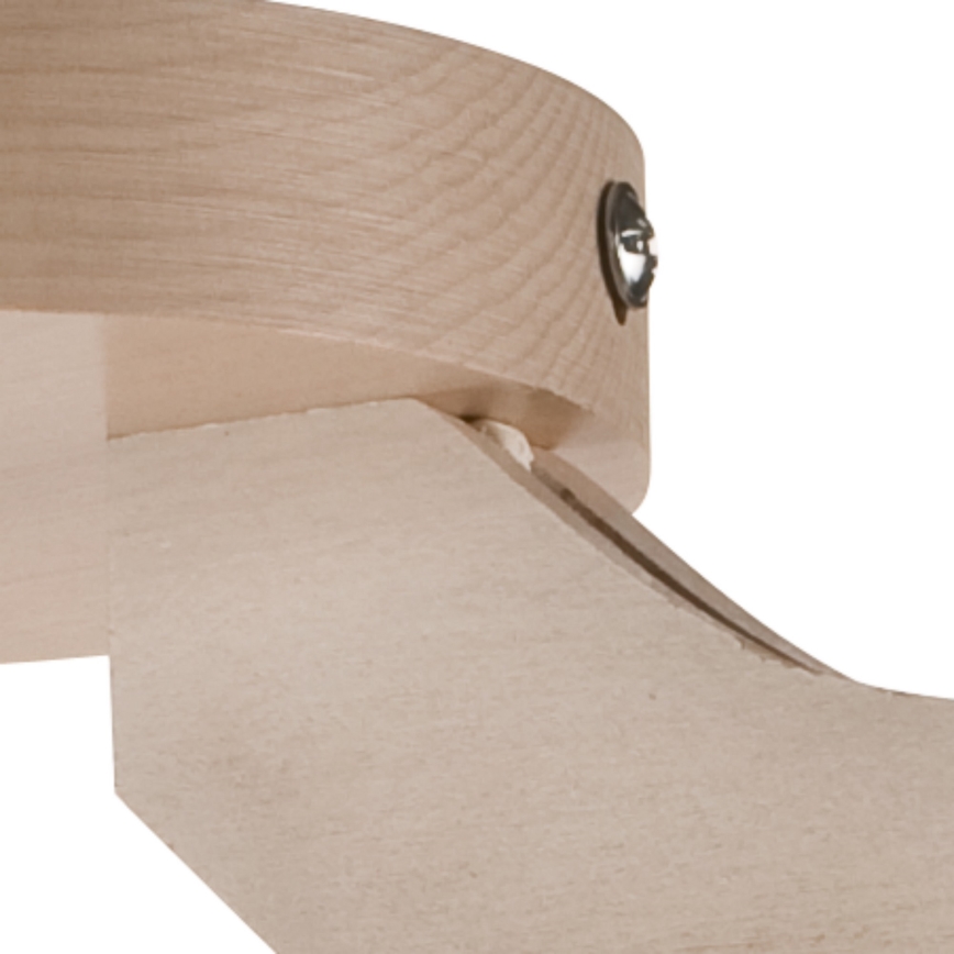 Mennyezeti csillár ADRIANO 3xE27/60W/230V bükk