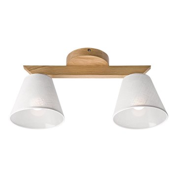 Mennyezeti csillár ANTONIO 2xE14/40W/230V tölgy