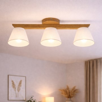 Mennyezeti csillár ANTONIO 3xE14/40W/230V tölgy