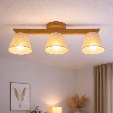 Mennyezeti csillár ANTONIO 3xE14/40W/230V tölgy