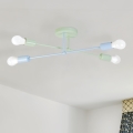 Mennyezeti csillár CAMBRIDGE 4xE27/15W/230V zöld/kék