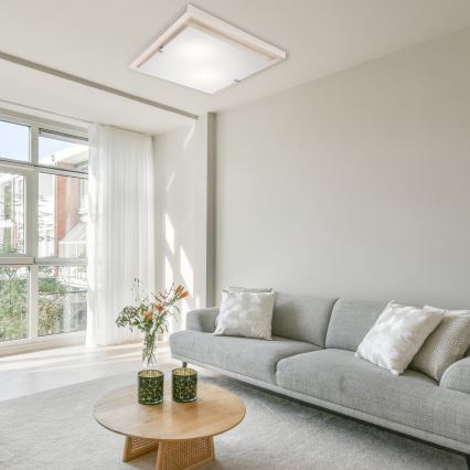 Mennyezeti lámpa 1xE27/60W/230V bükk