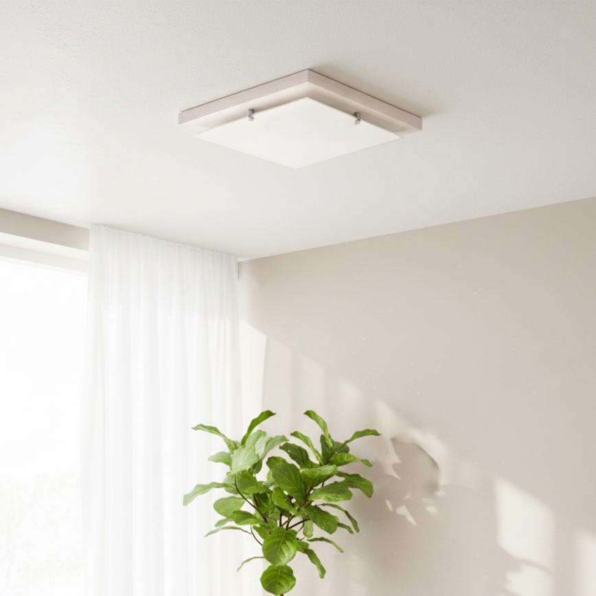 Mennyezeti lámpa 1xE27/60W/230V bükk