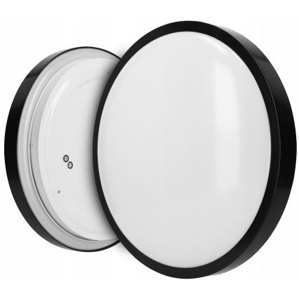 Mennyezeti lámpa 2xE27/40W/230V Ø 29,5 cm fekete