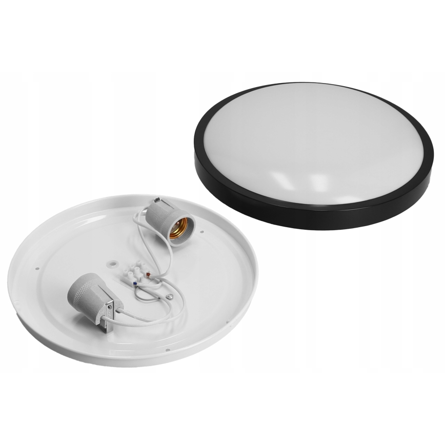 Mennyezeti lámpa 2xE27/40W/230V Ø 29,5 cm fekete