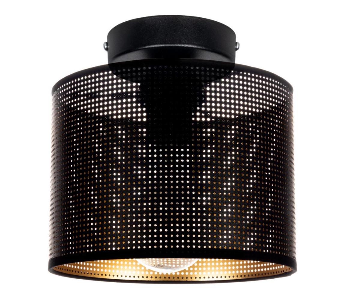 HEXE Mennyezeti lámpa ALDO 1xE27/60W/230V á. 20 cm fekete