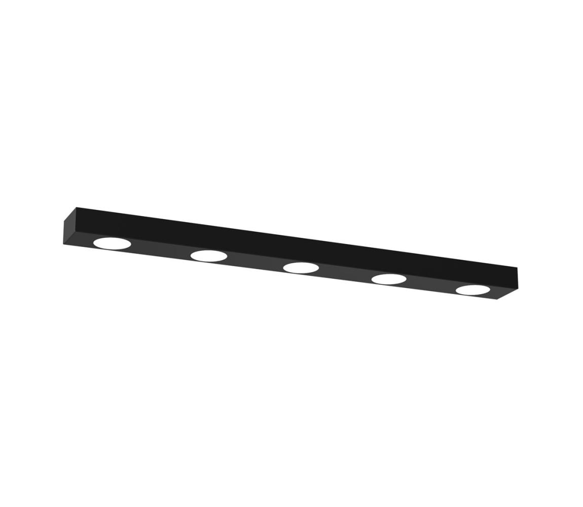 Mennyezeti lámpa ALEXANDER 5xGX53/12W/230V fekete