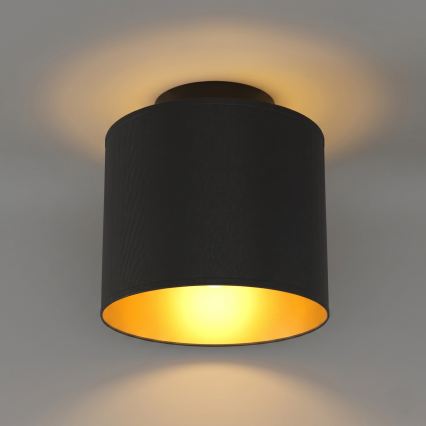 Mennyezeti lámpa ARDEN 1xE27/15W/230V Ø 18 cm fekete