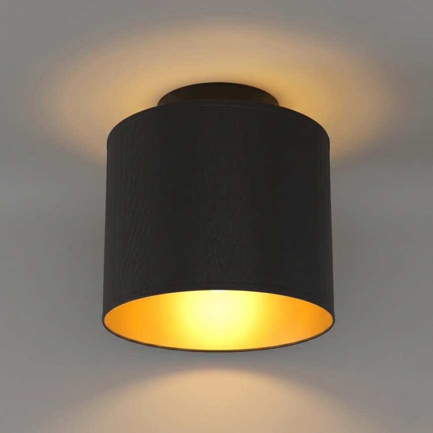 Mennyezeti lámpa ARDEN 1xE27/15W/230V Ø 18 cm fekete