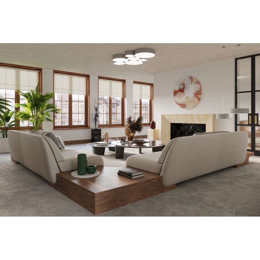 Mennyezeti lámpa ARENA 35 2xE27/60W/230V szürke