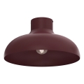 Mennyezeti lámpa BASCA 1xE27/15W/230V, átmérő 40 cm, bordó
