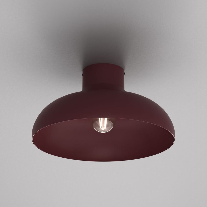 Mennyezeti lámpa BASCA 1xE27/15W/230V, átmérő 40 cm, bordó