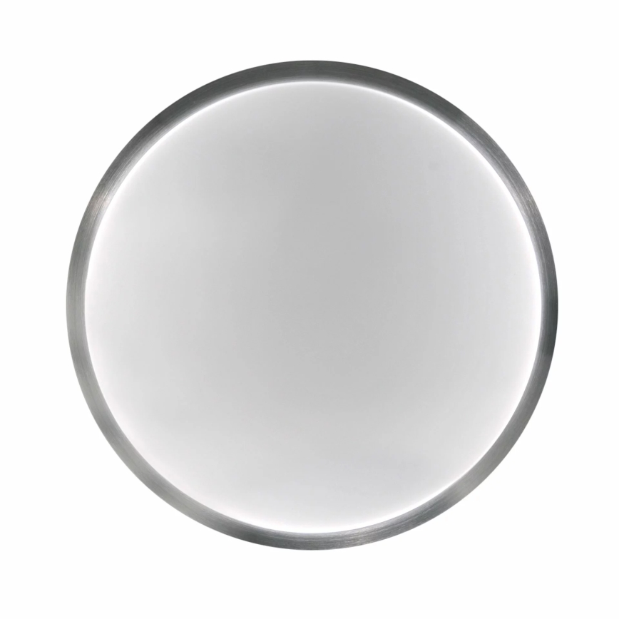 Mennyezeti lámpa BENEDYKT 2xE27/20W/230V átm. 33 cm ezüst