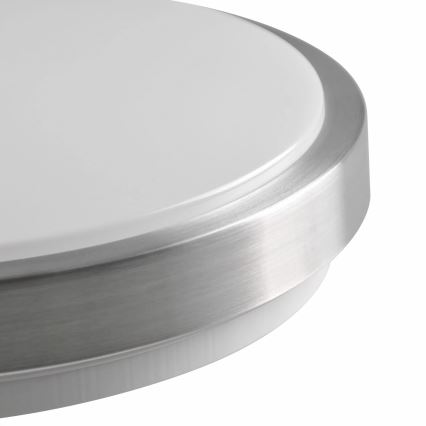 Mennyezeti lámpa BENEDYKT 2xE27/20W/230V átm. 33 cm ezüst