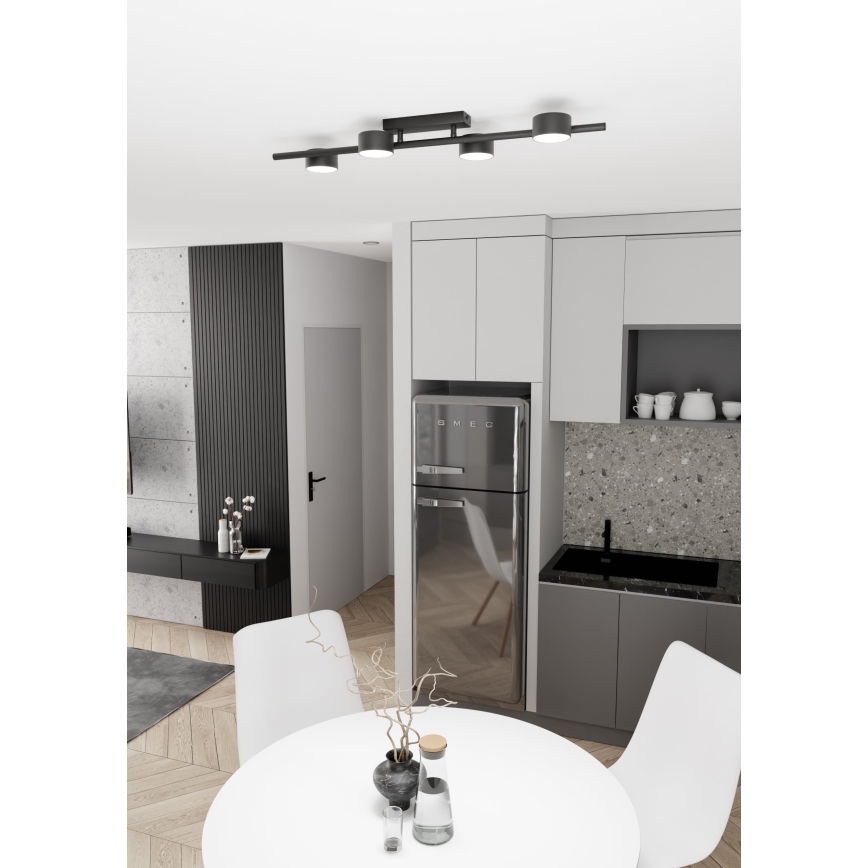 Mennyezeti lámpa BET 4xGX53/12W/230V fekete