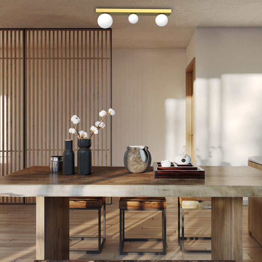 Mennyezeti lámpa BIBIONE 3xG9/25W/230V arany