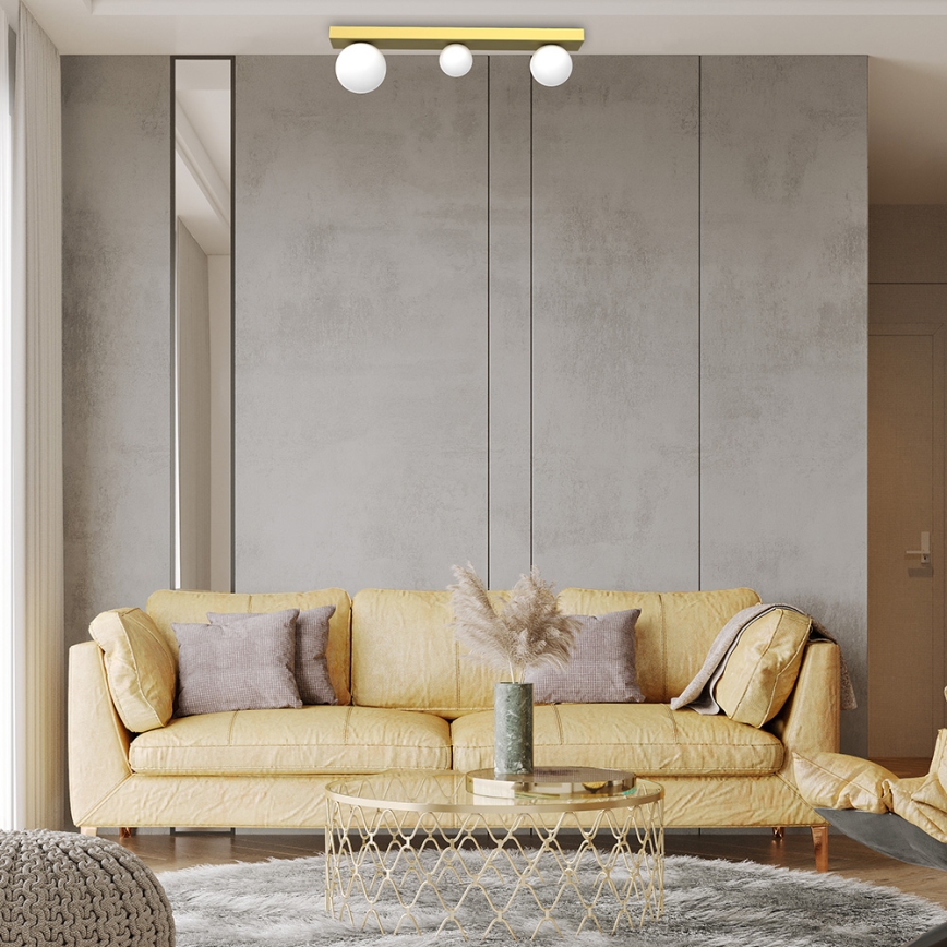 Mennyezeti lámpa BIBIONE 3xG9/25W/230V arany