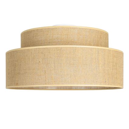 Mennyezeti lámpa BOHO 1xE27/60W/230V átm. 40 cm bézs