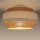 Mennyezeti lámpa BOHO 1xE27/60W/230V Ø 40 cm krémszínű/juta