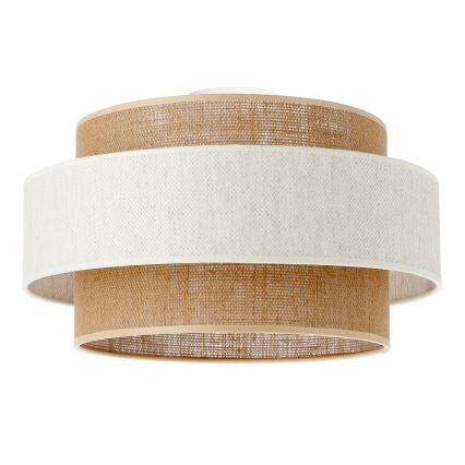 Mennyezeti lámpa BOHO 1xE27/60W/230V Ø 40 cm krémszínű/juta