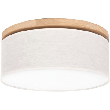 Mennyezeti lámpa BOHO 2xE27/25W/230V átm. 38 cm tölgy