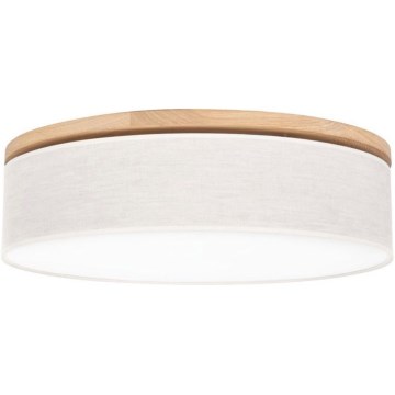 Mennyezeti lámpa BOHO 3xE27/25W/230V átm. 58 cm tölgy