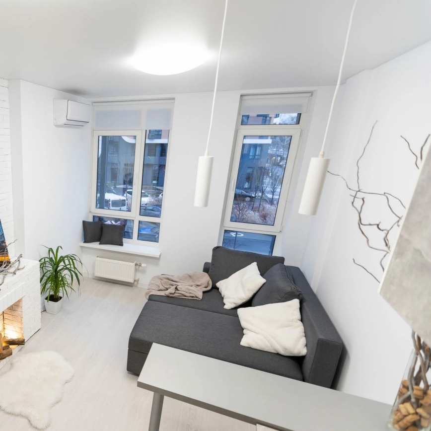 Mennyezeti lámpa BONIFACY 2xE27/20W/230V átm. 33 cm fehér